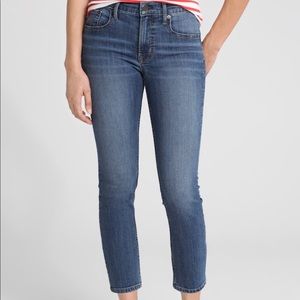 Gap Skinny High Rise Crop Jeans